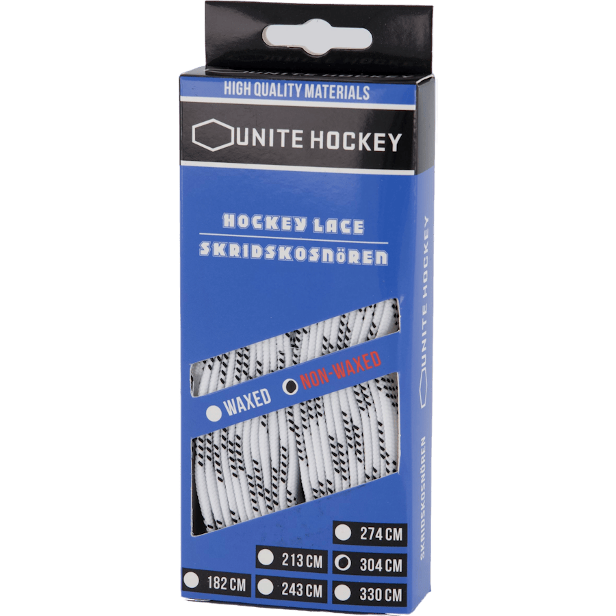 Bawełniane sznurowadła do łyżew Unite Hockey