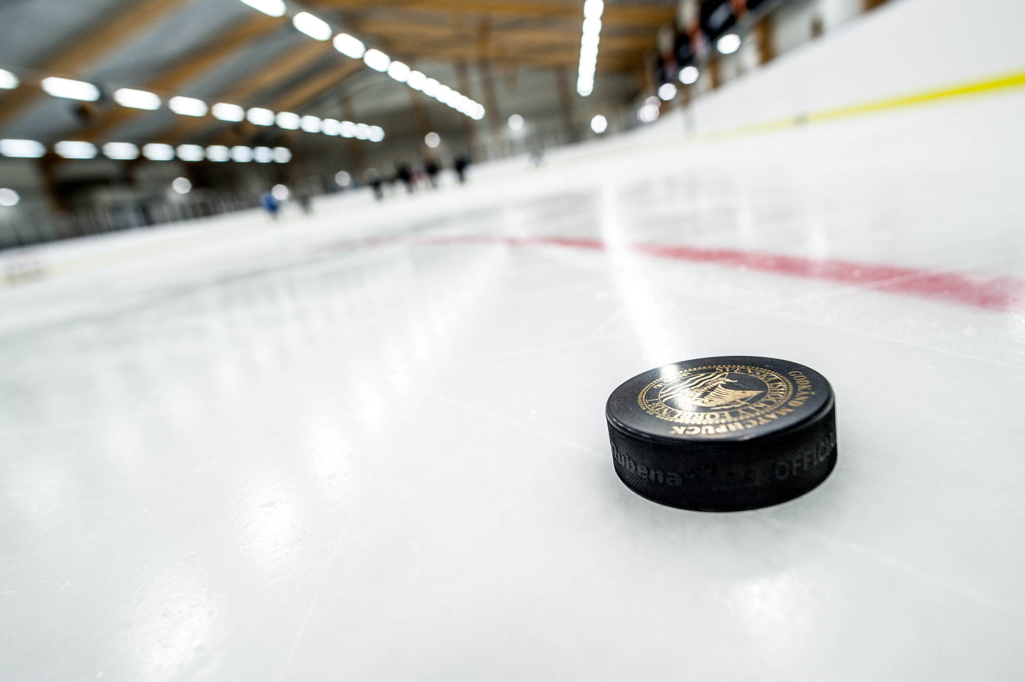 Krążek meczowy Hockey – bez smug z ekstra trwałym nadrukiem meczowym