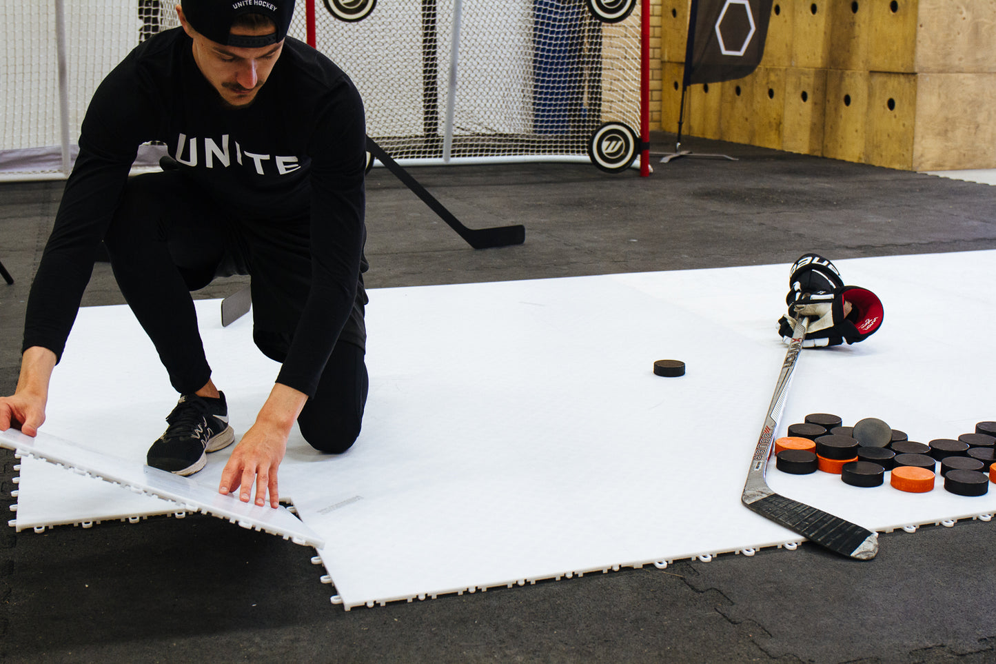 Plastis Hockey – Modułowa nawierzchnia do treningu hokejowego (2,1–21 m²)